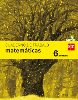 Cuaderno matemáticas 6º primaria Savia 2017