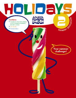 holidays 2º primaria