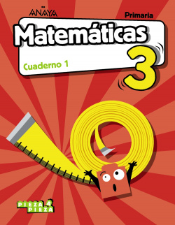 CUADERNO MATEMÁTICAS 1-3ºPRIMARIA. PIEZA A PIEZA. CEUTA, LA RIOJA, MELILLA, MURCIA, NAVARRA