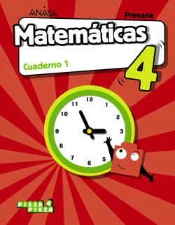 CUADERNO MATEMÁTICAS 1-4ºPRIMARIA. PIEZA A PIEZA. MADRID 2019