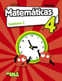 CUADERNO MATEMÁTICAS 2-4ºPRIMARIA. PIEZA A PIEZA. MADRID 2019