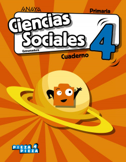 CUADERNO CIENCIAS SOCIALES 4ºPRIMARIA PIEZA A PIEZA EXTREMADURA