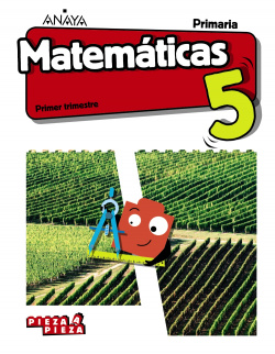 MATEMÁTICAS 5ºPRIMARIA. TRIMESTRAL. PIEZA A PIEZA +TALLER RESOLUCIÓN PROBLEMAS. ANDALUCÍA 2019