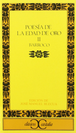 Poesía de la Edad de Oro, II. Barroco