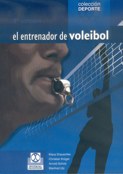 El entrenador de voleibol