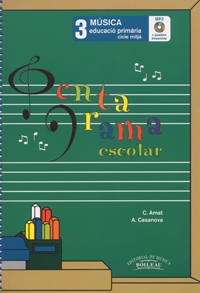 Pentagrama escolar 3:quadern d´ exercices