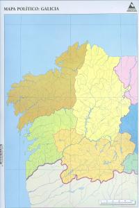Paq/50 mapas galicia politico mudos