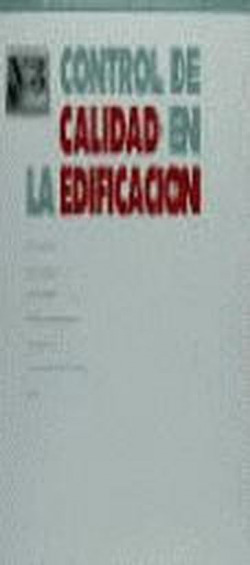 Control de calidad en la edificación.