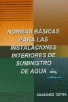 NORMAS BASICAS PARA LAS INSTALACIONES INTERIORES DE SUMINIST