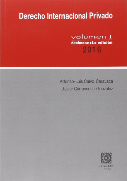 Derecho internacional privado 2016