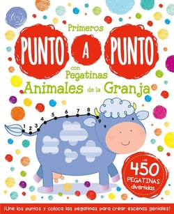 PRIMEROS PUNTO A PUNTO PEGATINAS ANIMALES DE LA GRANJA
