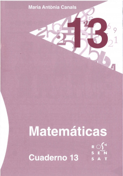CUADERNO DE MATEMÁTICAS NUMERO 13