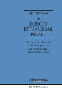 LEGISLACION DERECHO INTERNACIONAL PRIVADO.(13ªED.)(MANUALES)
