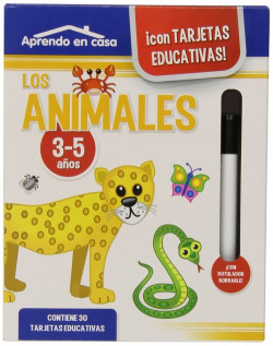 Aprendo en casa Tarjetas de animales de 3 a 5 años