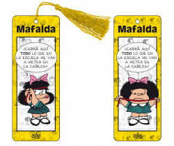 MARCAPáGINAS 3D MAFALDA (AMARILLO)