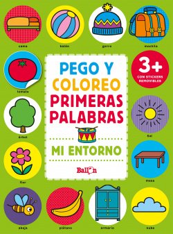 Pego y coloreo Primeras palabras +3 años