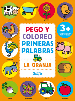 Pego y coloreo primeras palabras +3 años