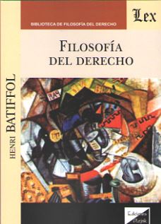 FILOSOFIA DEL DERCHO (Batiffol)