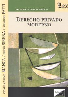 DERECHO PRIVADO MODERNO (2018)