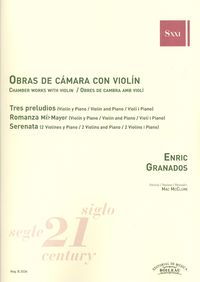Obras de camara con violín